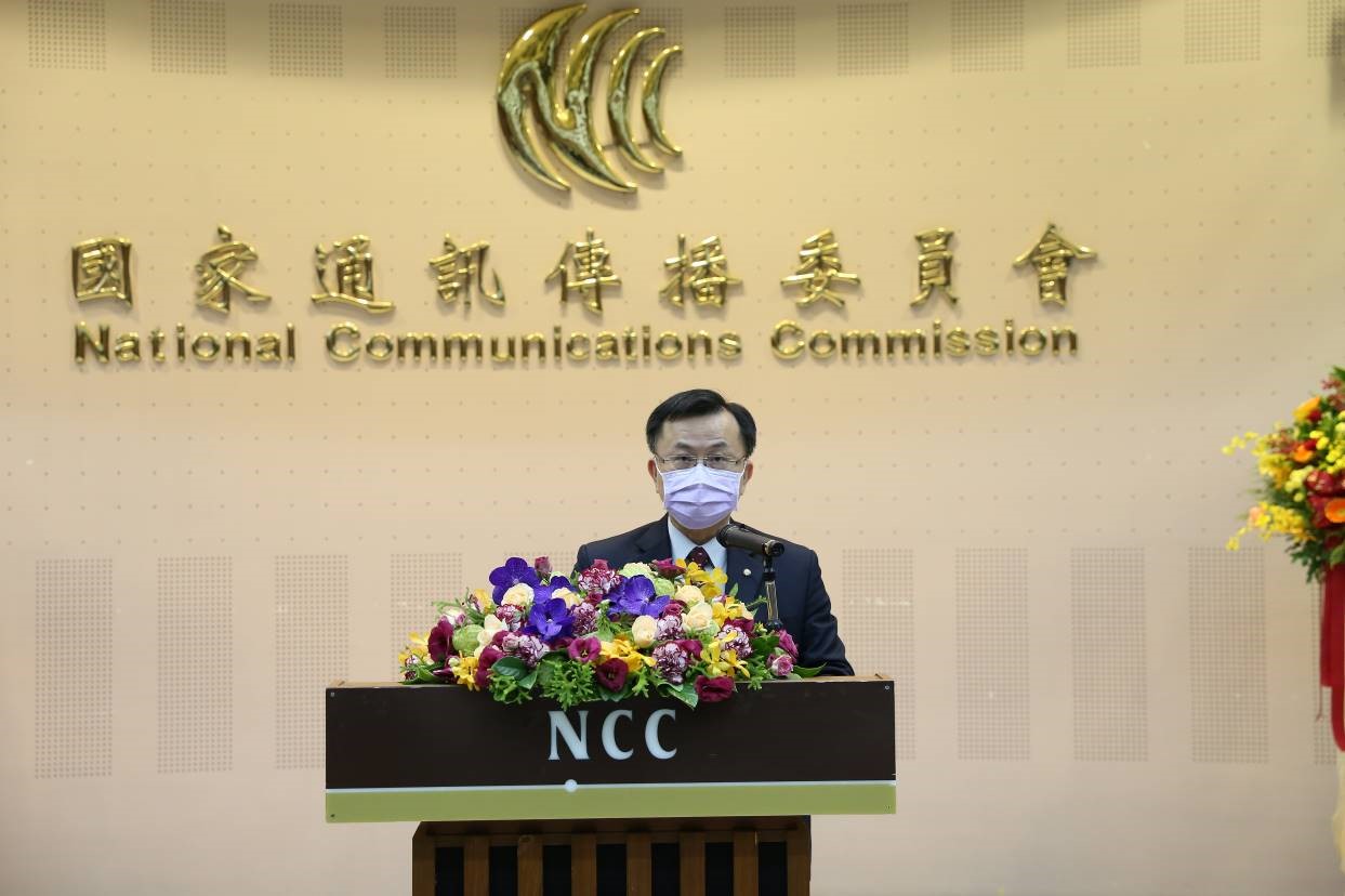 NCC陳主任委員耀祥代表行政院蘇院長於頒獎典禮致詞