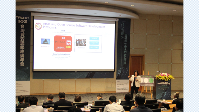 NCC孫雅麗委員在大會開場國際論壇專題演講主題「5G萬物聯網時代的安全供應鏈管理：超前部署、迎接挑戰」