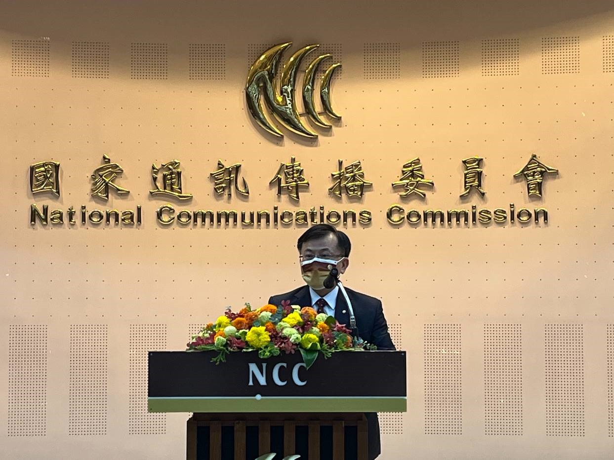 NCC陳主任委員耀祥代表行政院蘇院長於頒獎典禮致詞